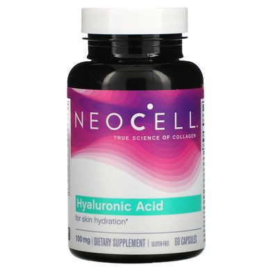Гіалуронова кислота Neocell (Hyaluronic Acid) 60 капсул