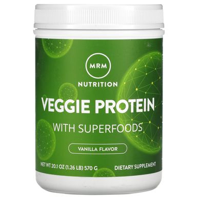 Протеиновый комплекс для веганов вкус ванили MRM (Veggie Protein) 570 г купить в Киеве и Украине