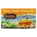 Herbal tea, caffeine-free, honey, vanilla and chamomile, Celestial Seasonings, 20 tea bags, 1.7 ounces (47 g)