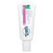 Natural whitening toothpaste against plaque without fluoride peppermint