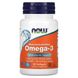 Омега 3 Now Foods (Omega-3) 30 капсул фото