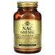 Ацетилцистеїн Solgar (NAC) 600 мг 120 вегетаріанських капсул фото