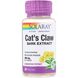 Екстракт кори котячого кігтя, Cat's Claw Extract, Solaray, 200 мг, 30 вегетаріанських капсул фото