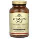 Мультивітаміни Solgar (Vitamins Only) 90 рослинних капсул фото