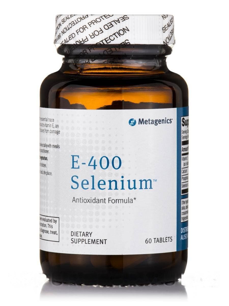 Селен и Витамин Е Metagenics (E-400 Selenium) 60 таблеток купить в ...