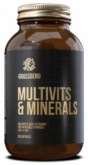 Мультивітаміни і мінерали Grassberg (Multivits & Minerals) 90 капсул