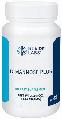 Д-Манноза плюс Klaire Labs (D-Mannose Plus) порошок 144 г