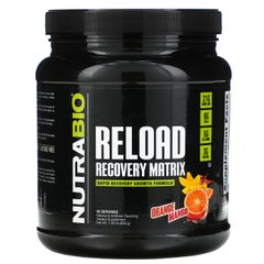 NutraBio Labs, Reload Recovery Matrix, апельсин та манго, 1,84 фунта (831 г)