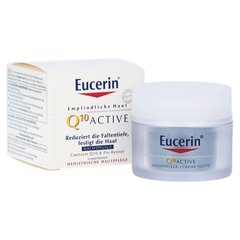 Крем для обличчя, нічний, Q10 Active Night Care, Eucerin, 50 мл