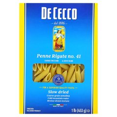 De Cecco, Penne Rigate No. 41, 1 фунт (453 г)