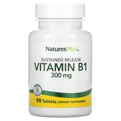 Тиамин Витамин В1 Nature's Plus (Vitamin B-1) 300 мг 90 таблеток купить в Киеве и Украине