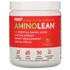 Передтренувальний комплекс RSP Nutrition (AminoLean) 270 г зі смаком полуниці-ківі