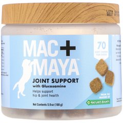 Добавка для собак з глюкозаміном Nature's Bounty (Mac + Maya Joint Support) 70 жувальних цукерок