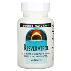 Ресвератрол Source Naturals (Resveratrol) 60 таблеток