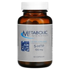 Підтримка метаболізму, 5-HTP, 100 мг, 60 капсул