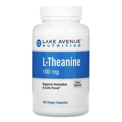 L-теанін, L-Theanine, 100 мг, 180 вегетаріанських капсул