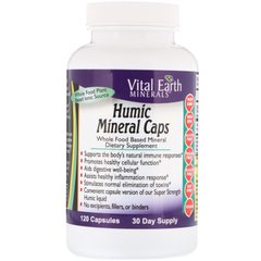 Гумінові мінеральні, Vital Earth Minerals, 120 капсул