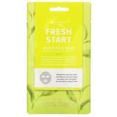 Тканевая маска Fresh Start, зеленый чай, Fresh Start Sheet Mask, Green Tea, Nu-Pore, 1 лист купить в Киеве и Украине