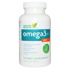 Омега-3 Genuine Health Corporation (Omega-3+Joy) 575 мг 120 капсул купить в Киеве и Украине