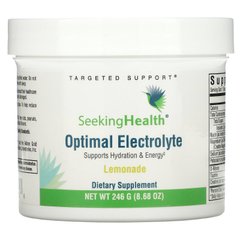 Seeking Health, Оптимальний електроліт, лимонад, 8,68 унції (246 г)