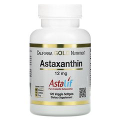 Астаксантин California Gold Nutrition (Astaxanthin) 12 мг 120 капсул купить в Киеве и Украине