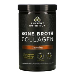 Колаген з кісткового бульйону Dr. Axe / Ancient Nutrition (Bone Broth Collagen) 528 г шоколад