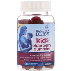 Бузина для імунітету Mommy's Bliss (Elderberry) 60 жувальних цукерок