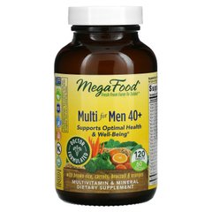 Вітаміни для чоловіків 40+ MegaFood (Multi for Men) 120 таблеток