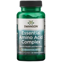 Комплекс Незамінна амінокислота, Essential Amino Acid Complex, Swanson, 60 капсул