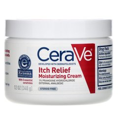 Зволожуючий крем проти свербіння, Itch Relief Moisturizing Cream, CeraVe, 340 г