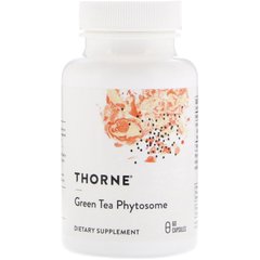 Зеленый чай Thorne Research (Green Tea Phytosome) 250 мг 60 капсул купить в Киеве и Украине