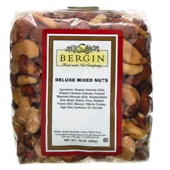 Смесь орехов класса люкс, Bergin Fruit and Nut Company, 16 унций (454 г) купить в Киеве и Украине