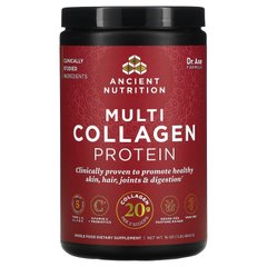 Мультиколагеновий протеїн Dr. Axe / Ancient Nutrition (Multi Collagen Protein) без смаку 459 г