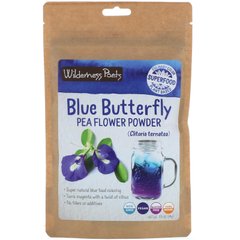 Порошок з квіток гороху Blue Butterfly, Wilderness Poets, 3,5 унц (99 г)