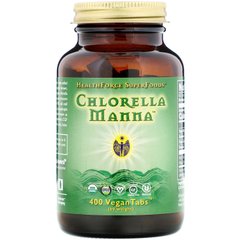 Хлорелла манна HealthForce Superfoods (Chlorella Manna) 400 таблеток купить в Киеве и Украине