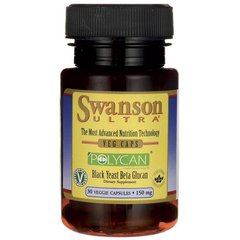 Чорний дріжджовий бета-глюкан, Polycan Black Yeast Beta Glucan, Swanson, 150 мг, 30 капсул