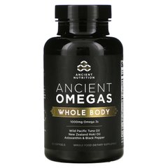 Axe / Ancient Nutrition, Ancient Omegas, для всього тіла, 90 м'яких таблеток