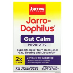 Jarrow Formulas, Jarro-Dophilus Gut Calm, 30 вегетаріанських капсул з відстроченим вивільненням