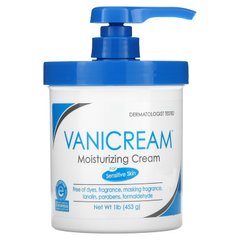 Vanicream, Зволожуючий крем, для чутливої ​​шкіри, 1 фунт (453 г)
