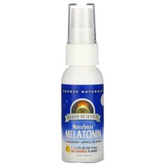 Мелатонин спрей Source Naturals (Nutraspray melatonin) со вкусом апельсина 1.5 мг 59 мл купить в Киеве и Украине