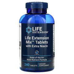 Комплекс витаминов Life Extension (Mix Tablets with Extra Niacin) 240 таблеток купить в Киеве и Украине