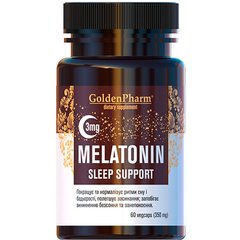 Мелатонин GoldenPharm (Melatonin) 3 мг 60 капсул купить в Киеве и Украине