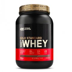 Сироватковий протеїн Смачна полуниця Optimum Nutrition (Gold Standart 100% Whey Demicious Starwberry) 900 г