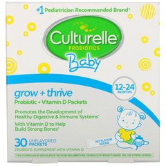 Пробіотики + вітамін Д для дітей 12-24 місяців Culturelle (Vitamin D) 30 пакетиків