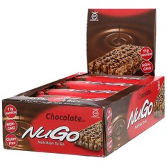 Питательный батончик, шоколад, NuGo Nutrition, 15 батончиков, 50 г каждый купить в Киеве и Украине