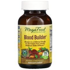 Blood Builder, Залізо і полівітамінні добавки, MegaFood, 90 таблеток