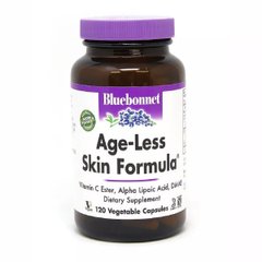Вітаміни для шкіри Bluebonnet Nutrition (AGE-LESS SKIN FORMULA) 120 вегетаріанських капсул