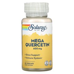 Мега Кверцетин Solaray (Mega Quercetin) 600 мг 60 вегетарианских капсул купить в Киеве и Украине