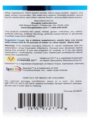 Протеїн французький ванільний аромат Douglas Laboratories (Ultra Protein Green) 619 г
