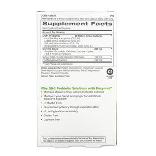 Probiotics with Enzymes, 25 billion CFU, 30 vegetarian capsules